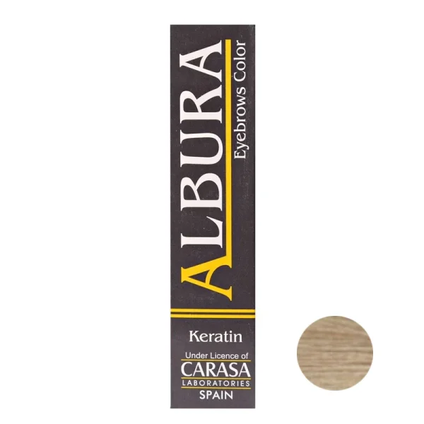 رنگ ابرو آلبورا مدل carasa شماره 10