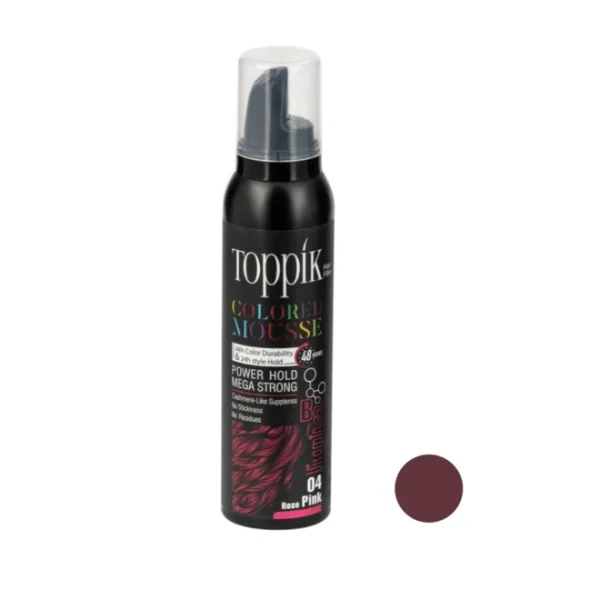 موس مو Toppik مدل 04 حجم 125 میلی لیتر رنگ سرخابی