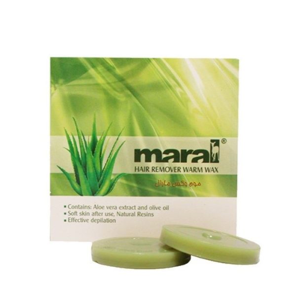 موم وکس گرم آلوئه ورا و زیتون سکه ای 20 عددی مناسب موی ضخیم مارال