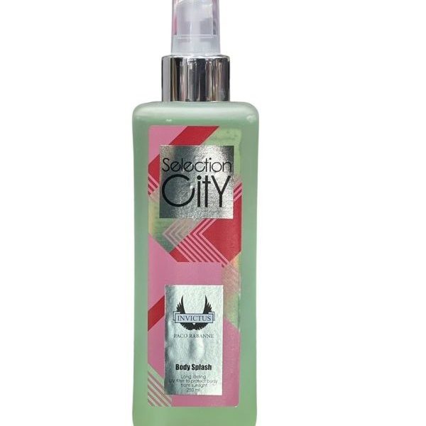 اسپری بدن مردانه سلکشن سیتی مدل INVICTUS حجم 250 میلی لیتر