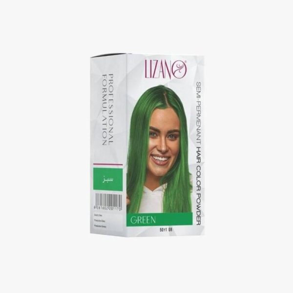 پودر دکلره رنگی لیزانو سبز LIZANO