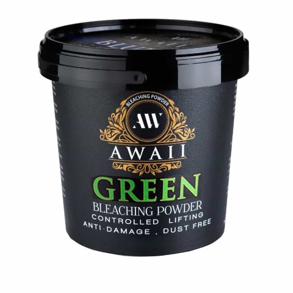 پودر دکلره سبز آوایی وزن 50 گرمی AWAII